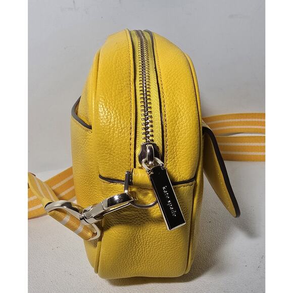 Kate Spade New York Rosie Pebbled Camera Bag Crossbody Yellow - Picture 5 of 13